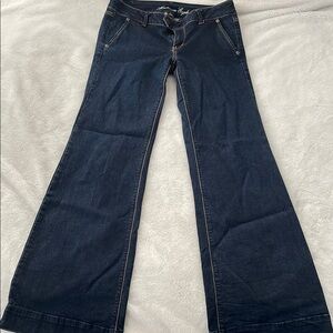 American Eagle Trouser women’s Dark Blue Jeans